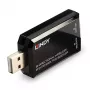 Lindy obojsmerný bezdrôtový IR extender, transceiver, AV vysielač a prijímač, 150 m, káblový, čierna