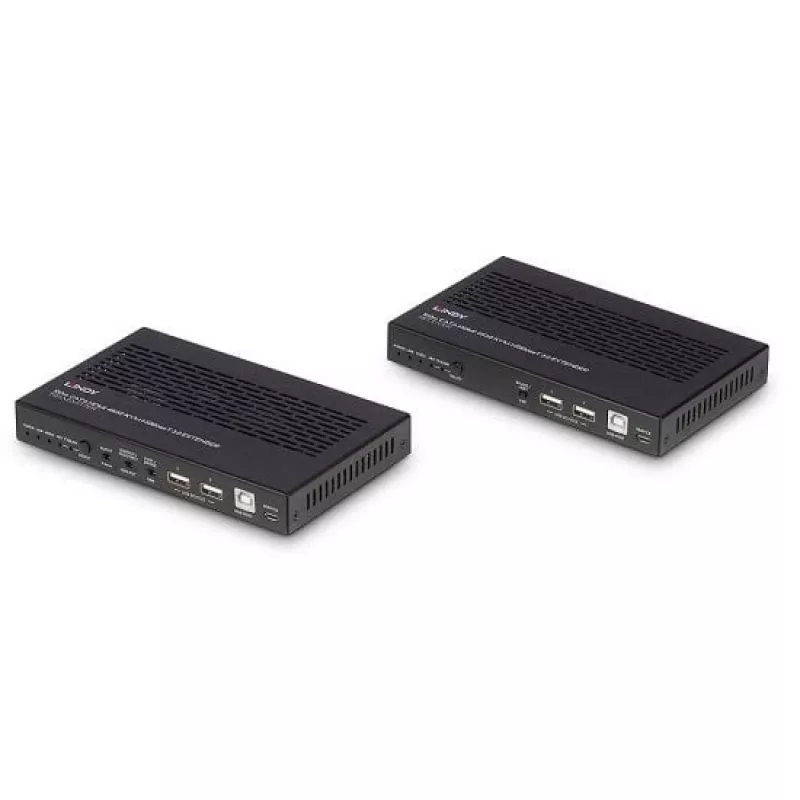 Lindy 100m Cat.6A HDMI 4K60, Audio, IR a RS-232 HDBaseT 3.0 KVM extender