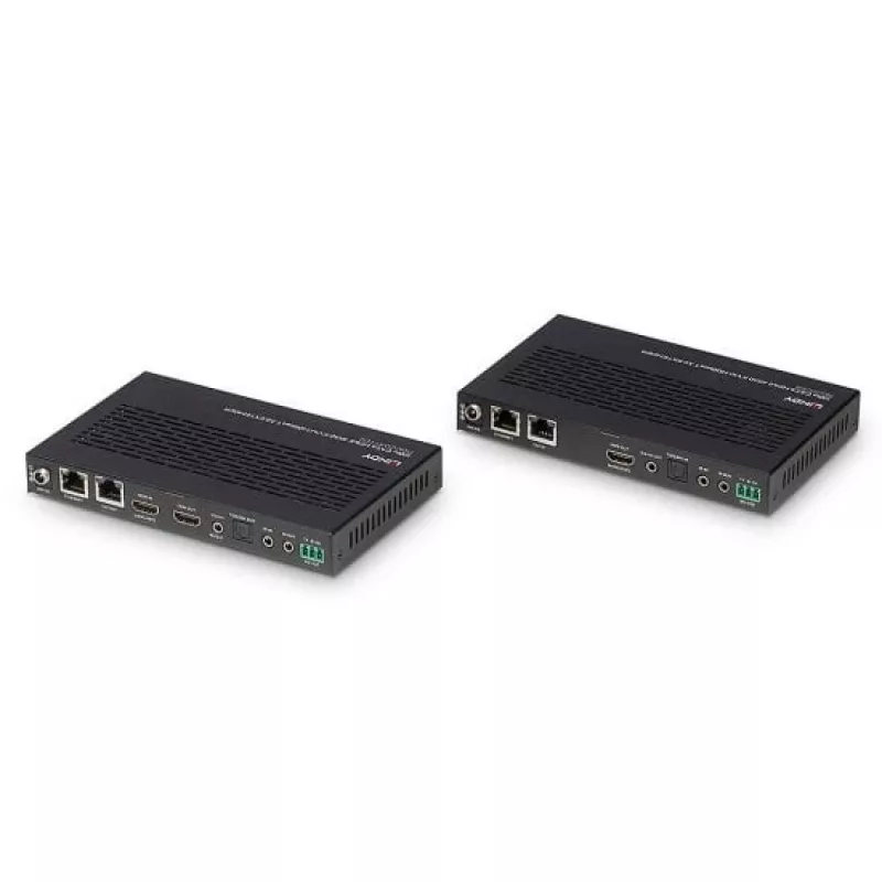 Lindy 100m Cat.6A HDMI 4K60, Audio, IR a RS-232 HDBaseT 3.0 KVM extender