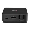 Lindy 2-port Type-C, DisplayPort 1.2 KVM prepínač, 3840 x 2160 pixelov, 4K Ultra HD, sivá