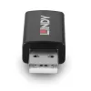 Lindy 71263 USB adaptér USB Type-A čierny