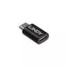 Lindy USB 3.2 Type-C na C 100W dátový blokovač, USB Type-C, USB Type-C, čierna