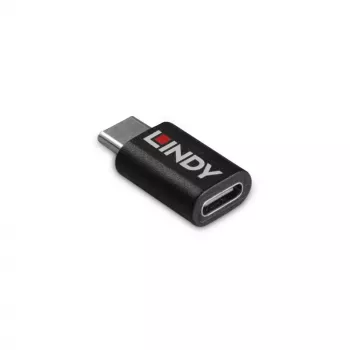 Lindy USB 3.2 Type-C na C 100W dátový blokovač, USB Type-C, USB Type-C, čierna