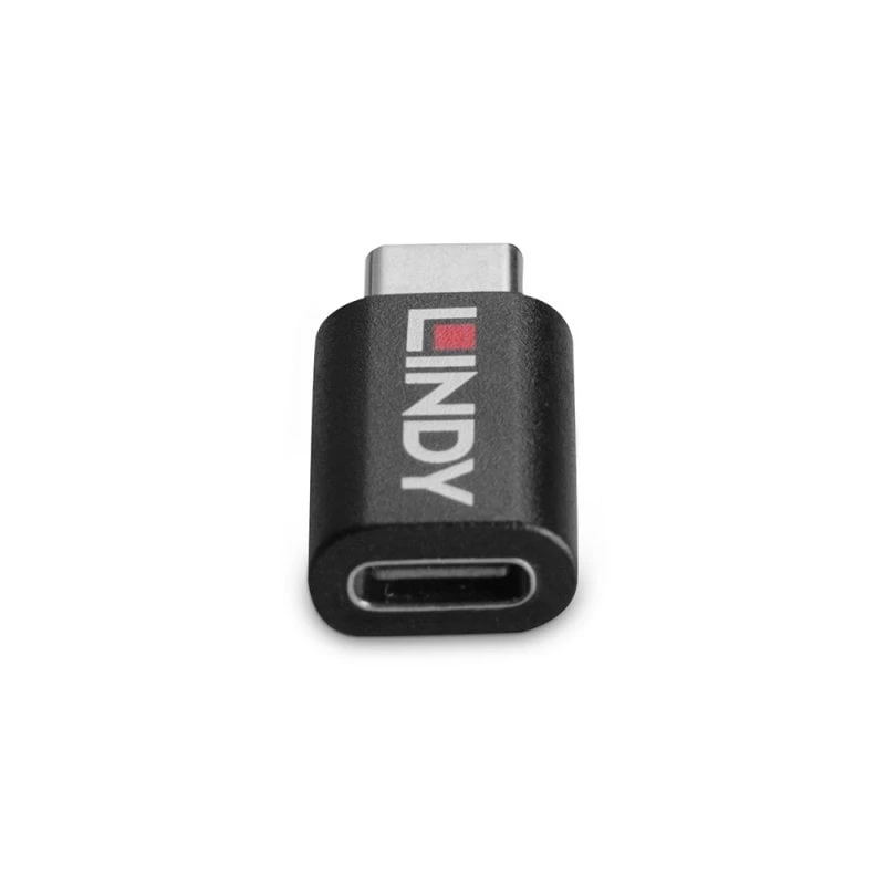 Lindy USB 3.2 Type-C na C 100W dátový blokovač, USB Type-C, USB Type-C, čierna