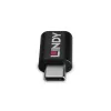 Lindy USB 3.2 Type-C na C 100W dátový blokovač, USB Type-C, USB Type-C, čierna