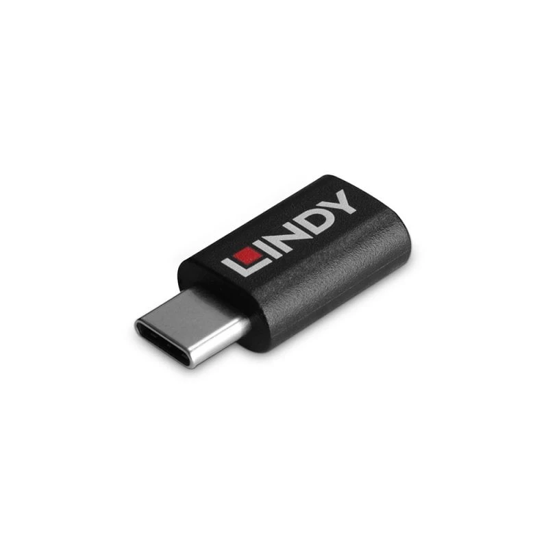 Lindy USB 3.2 Type-C na C 100W dátový blokovač, USB Type-C, USB Type-C, čierna