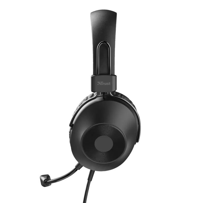 Trust HS-250 headset káblový headset s hlavovým mostom hovory/hudba čierna