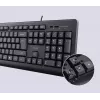 Trust TKM-250 klávesnica myš v cene kancelária USB QWERTZ nemecká čierna