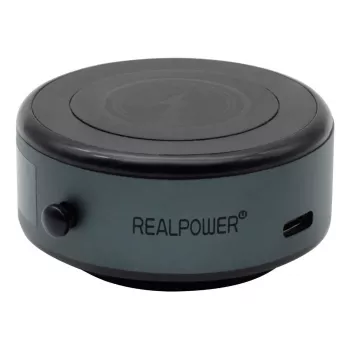 Pasívny držiak RealPower ChargeAir MAG Car čierna mobilný telefón/smartphone
