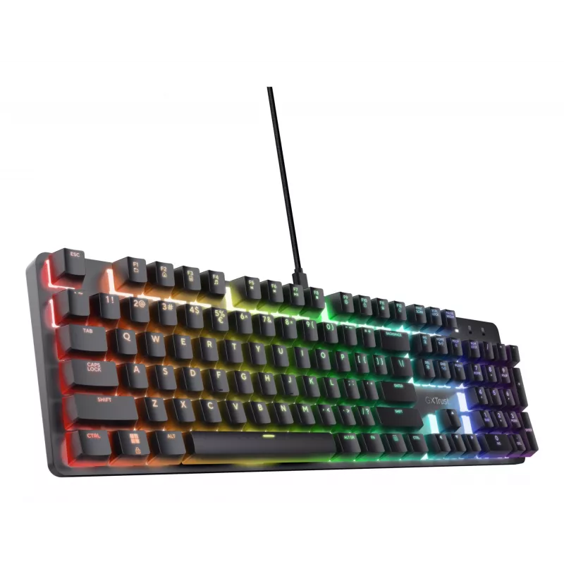 Herná klávesnica Trust GXT 871 Zora Mechanical USB RGB čierna
