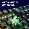 Herná klávesnica Trust GXT 871 Zora Mechanical USB RGB čierna
