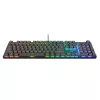 Herná klávesnica Trust GXT 866 Torix mechanická USB QWERTZ čierna