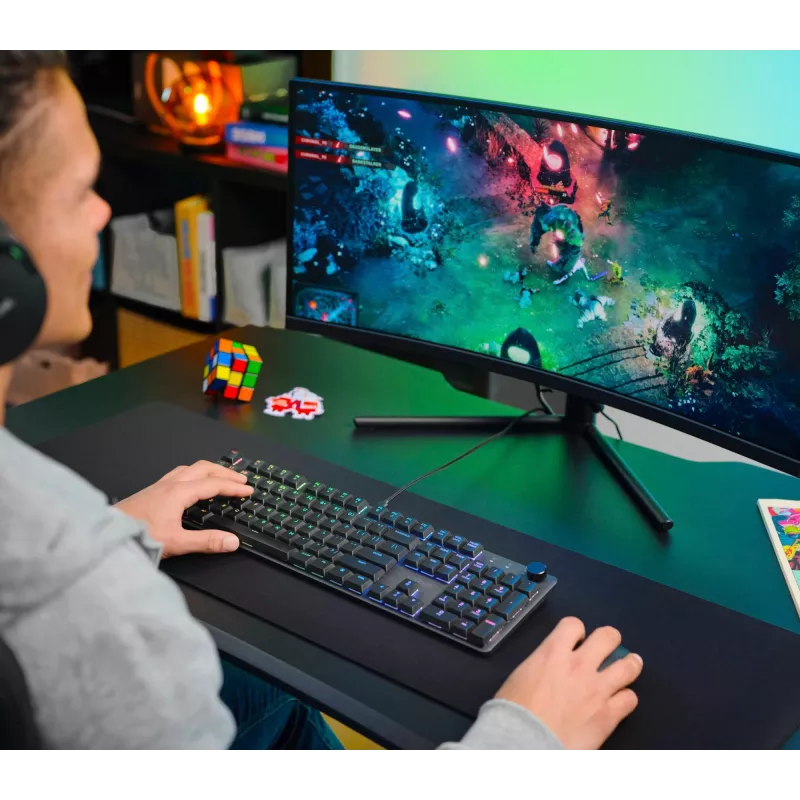Herná klávesnica Trust GXT 866 Torix mechanická USB QWERTZ čierna