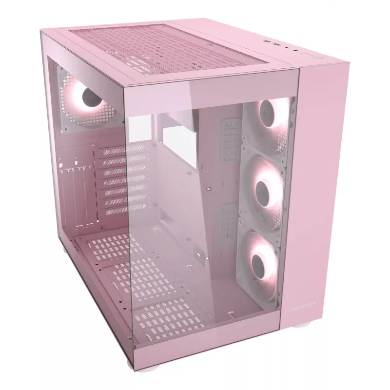 PC skriňa COUGAR Gaming FV150 RGB Midi Tower ružová