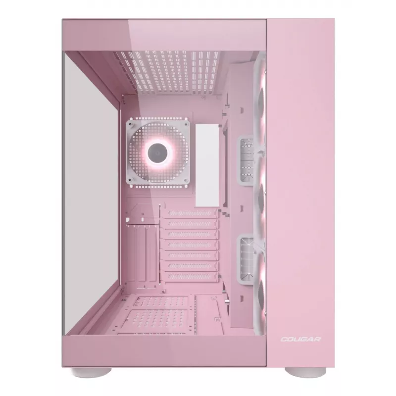 PC skriňa COUGAR Gaming FV150 RGB Midi Tower ružová