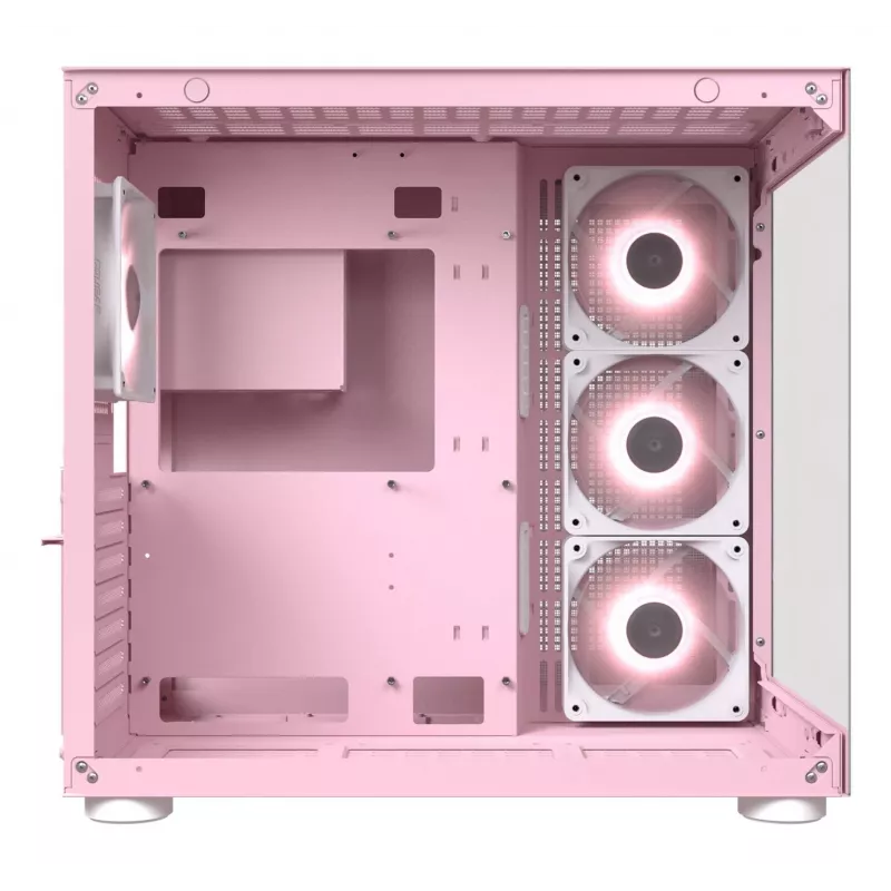 PC skriňa COUGAR Gaming FV150 RGB Midi Tower ružová