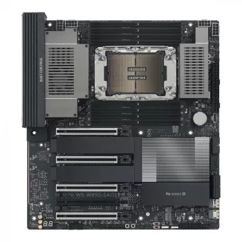 Základná doska ASUS PRO WS W890-SAGE — Intel W890, LGA 4710-2, CEB, 8× DIMM, DDR5, Quad-channel, 2.5G & 10G Ethernet