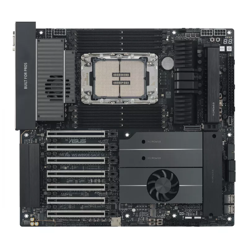 Základná doska ASUS Pro WS W890E-SAGE SE — Intel W890, LGA 4710-2, EEB, 8x DIMM DDR5, Octa-Channel, 10GbE