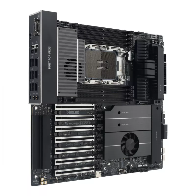 Základná doska ASUS Pro WS W890E-SAGE SE — Intel W890, LGA 4710-2, EEB, 8x DIMM DDR5, Octa-Channel, 10GbE