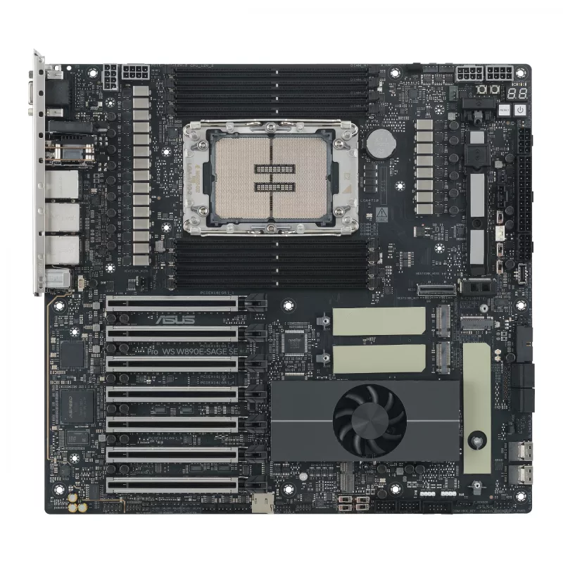 Základná doska ASUS Pro WS W890E-SAGE SE — Intel W890, LGA 4710-2, EEB, 8x DIMM DDR5, Octa-Channel, 10GbE