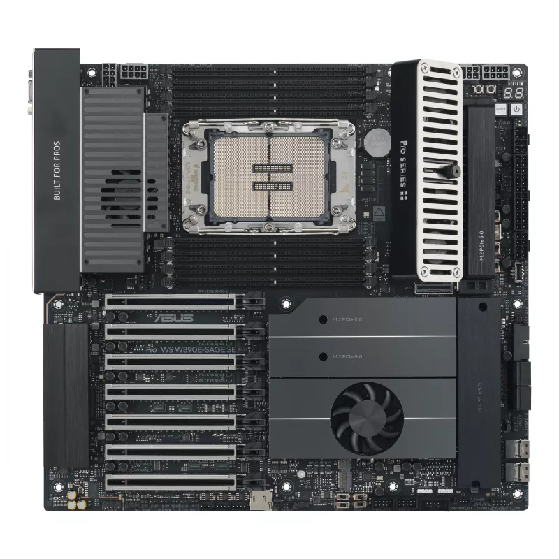 Základná doska ASUS Pro WS W890E-SAGE SE — Intel W890, LGA 4710-2, EEB, 8x DIMM DDR5, Octa-Channel, 10GbE