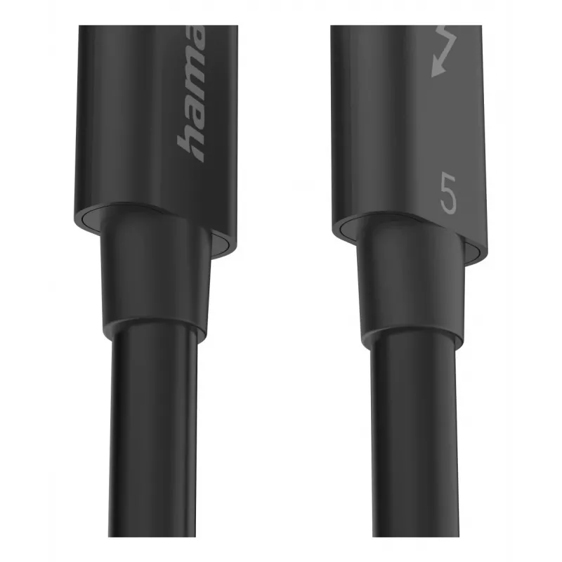 Hama Kábel USB-C Thunderbolt 5 80 Gbit/s, 5 A, 240 W, 8K, 1 m