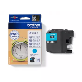 Brother LC-125XLC atramentová kazeta 1 ks originálna azúrová