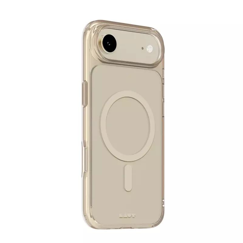 LAUT CRYSTAL FLURO puzdro pre iPhone 17 Air, kompatibilné s MagSafe, svetlozlaté