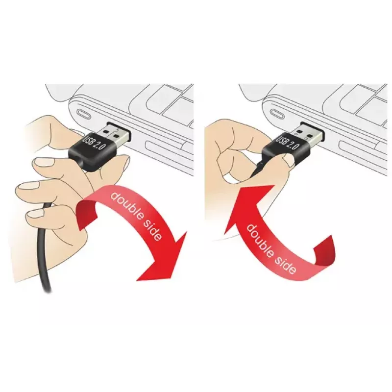 USB kábel DeLOCK 1 m USB 2.0 A - B konektor samec/konektor samec čierny