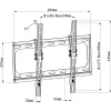 Techly ICA-PLB 261M držiak TV/stojan 142,2 cm (56 palcov) čierny