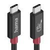 Hama USB-C kábel, E-Marker, USB4 Gen4, 80 Gbit/s, 5 A, 240 W, 1,00 m