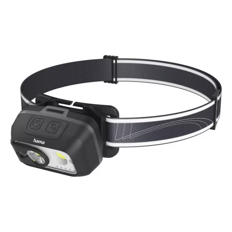 Hama HL500-C čierna, sivá čelová lampa LED