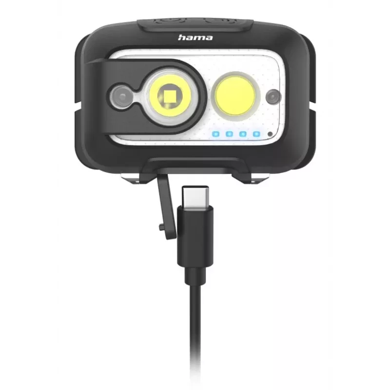 Hama HL500-C čierna, sivá čelová lampa LED