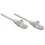 Intellinet sieťový patch kábel, Cat6, 10 m, sivý, CCA, U/UTP, PVC, RJ45, pozlátené kontakty, ochrana západky, ochranná manžeta, doživotná záruka