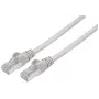 Intellinet sieťový patch kábel, Cat6, 0,5 m, sivý, meď, S/FTP, LSOH/LSZH, PVC, RJ45, pozlátené kontakty, ochranná manžeta proti zlomeniu, zaliaty chránič proti zlomeniu a odľahčeniu ťahu, doživotná záruka