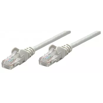 Intellinet sieťový patch kábel, Cat6A, 0,25 m, sivá, meď, S/FTP, LSOH/LSZH, PVC, RJ45, pozlátené kontakty, bez západky, ochrana manžetou, doživotná záruka