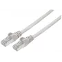 Intellinet sieťový patch kábel, kábel Cat7/konektor Cat6A, 2 m, sivý, meď, S/FTP, LSOH/LSZH, PVC, RJ45, pozlátené kontakty, bez západky, s manžetou, doživotná záruka