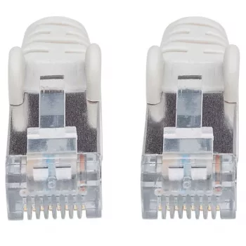 Intellinet sieťový patch kábel, kábel Cat7/konektor Cat6A, 5 m, sivá, meď, S/FTP, LSOH/LSZH, PVC, RJ45, pozlátené kontakty, bez západky, s ochranou proti zlomeniu, doživotná záruka