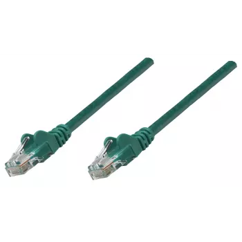 Intellinet sieťový patch kábel, Cat6A, 0,25 m, zelená, meď, S/FTP, LSOH / LSZH, PVC, RJ45, pozlátené kontakty, bez západky, ochranná manžeta proti zlomeniu, doživotná záruka