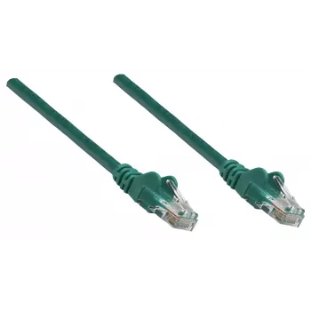 Intellinet sieťový patch kábel, Cat6, 0,25 m, zelená, meď, S/FTP, LSOH/LSZH, PVC, RJ45, pozlátené kontakty, ochrana proti zlomeniu, ochranná manžeta proti zlomeniu, doživotná záruka