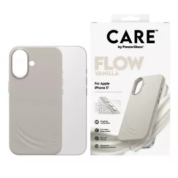 Puzdro PanzerGlass CARE by ® Feature FLOW Case Vanilla w. MagSafe iPhone 17
