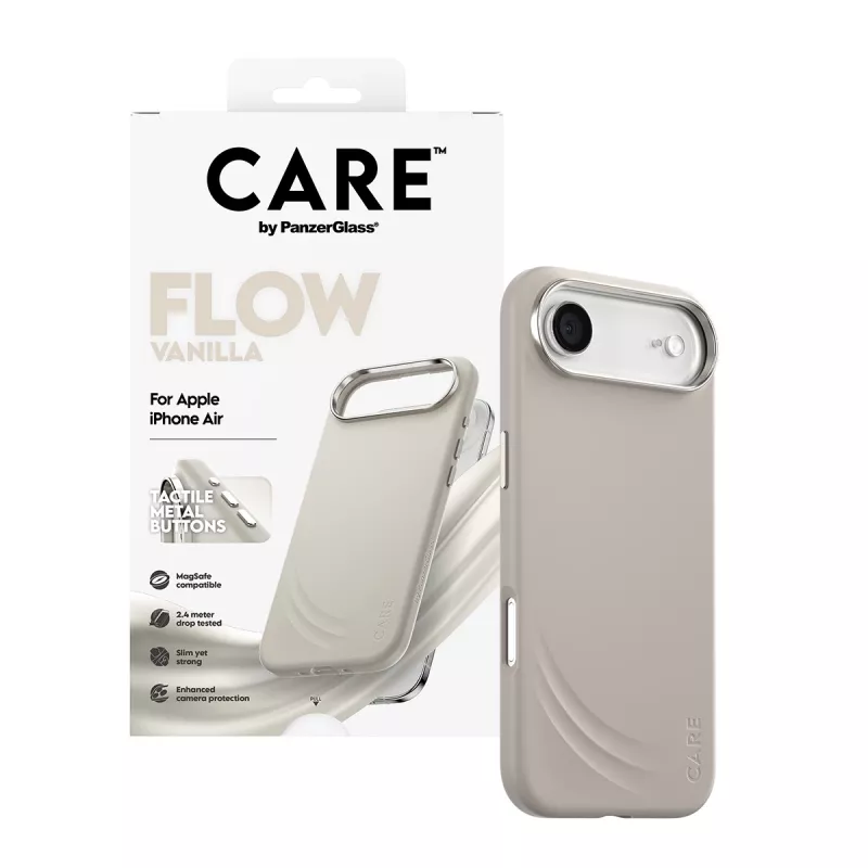 Puzdro PanzerGlass CARE by Feature FLOW Case Vanilla w. MagSafe iPhone Air