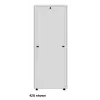 Intellinet 715454 Basic 19-palcová sieťová skriňa, voľne stojaca, 36U, 600x1000 mm (Š x H), výška 1766 mm, do 600 kg, uzamykateľná, nastaviteľné nožičky, flatpack, sivá RAL 7035