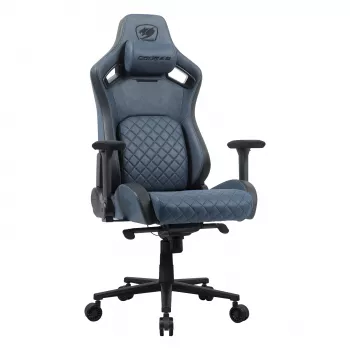 Univerzálna herná stolička Cougar CGR-DSF-BUB — čalúnené sedadlo, max. zaťaženie 150 kg, B760 x T690 x H1295 mm, navy