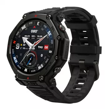 Amazfit T-rex 3 Pro 3,35 cm (1,32 palca) AMOLED 44 mm digitálny 466 x 466 pixelov dotykový displej čierny Wi-Fi GPS (satelit)