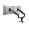 Equip 17-35 palcov Heavy-Duty dvojitý držiak monitora na stôl, čierny