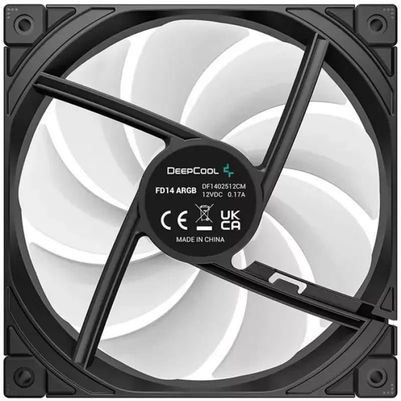 Chladiaci ventilátor DeepCool FD14 ARGB 140mm 3in1 — 140 mm, ARGB, balenie 3 ks