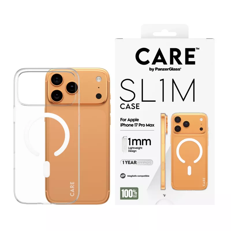 Ochranné puzdro PanzerGlass CARE™ SL1M puzdro transparentná s MagSafe pre iPhone 17 Pro Max
