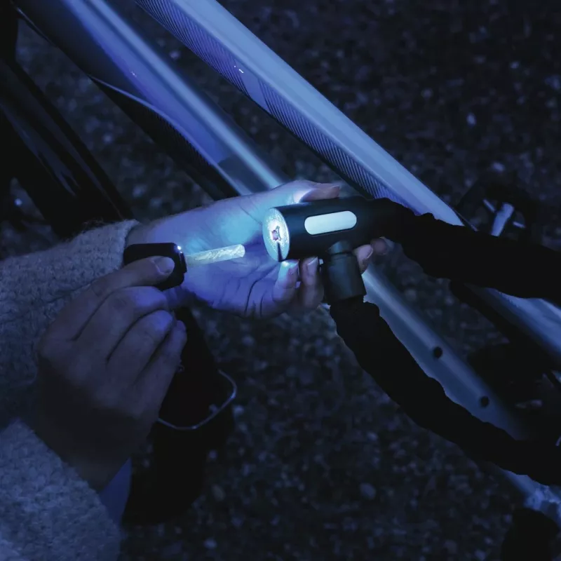 Hama 00178138 Bicyklová zámka čierna 1200 mm reťazová zámka
