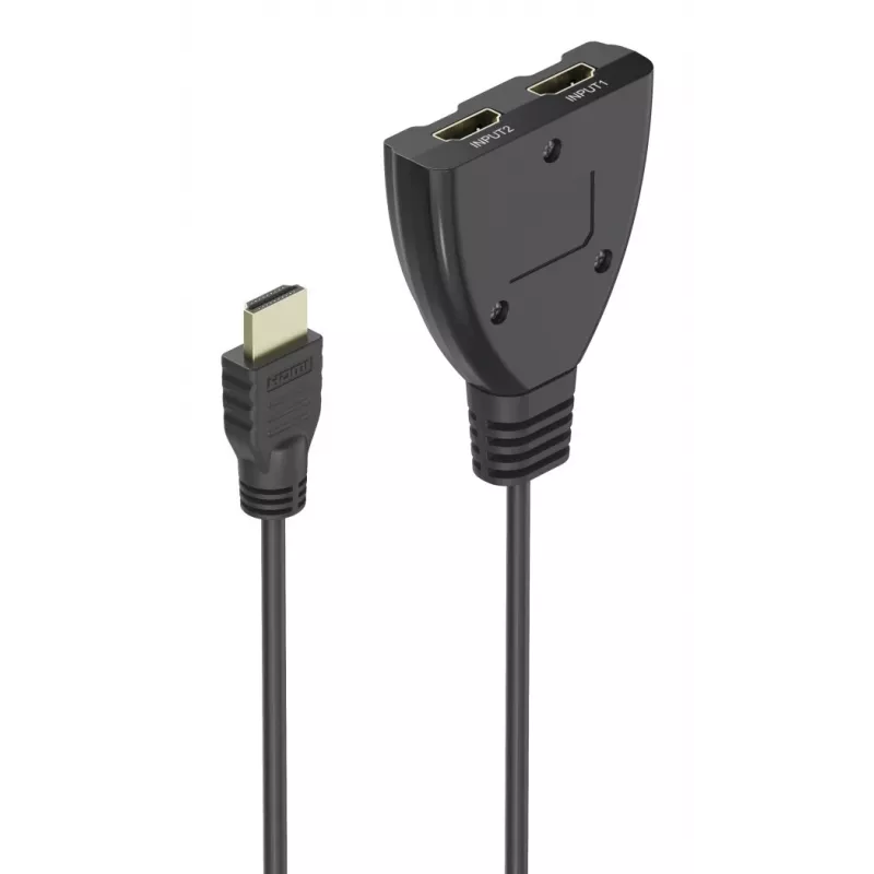 Hama 4K HDMI 2x1 prepínač, 2x HDMI konektor samica - 1x HDMI konektor samec